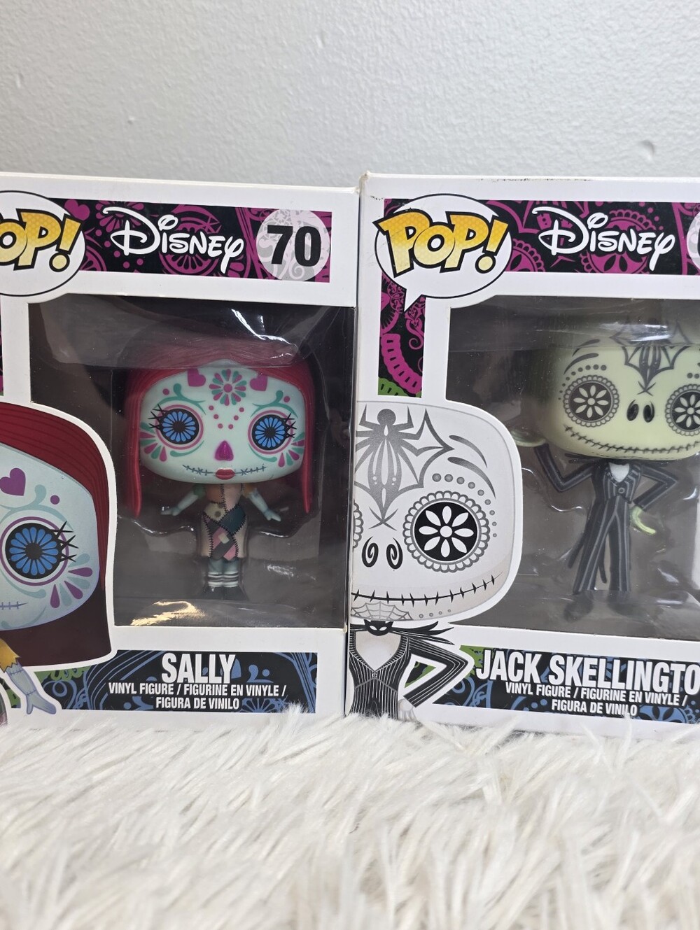Rare Funko POP! Disney Sally & Jack Skellington Set - Day Of The Dead